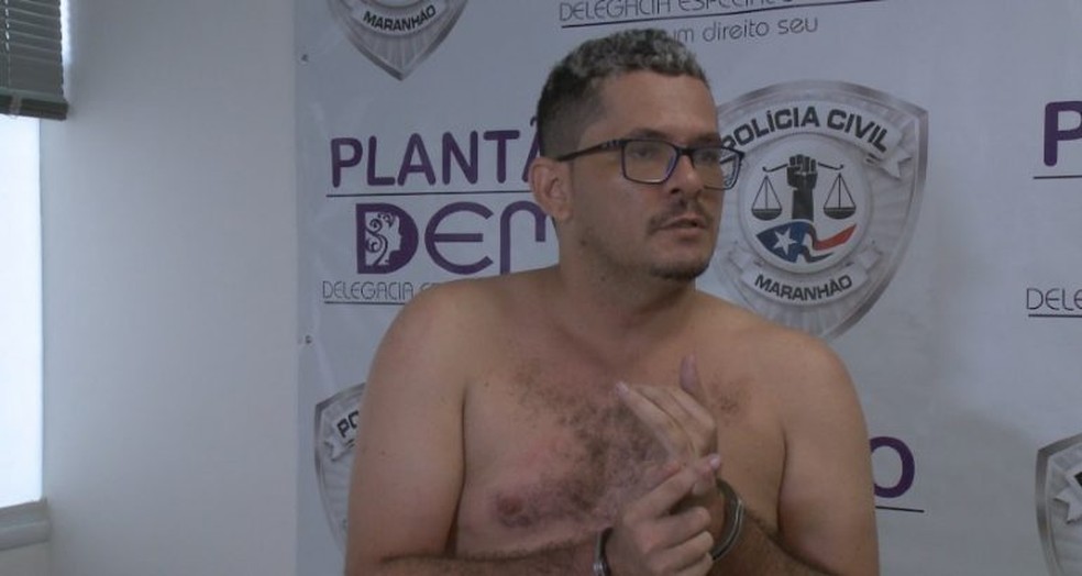 Thiago Pereira da Silva, de 39 anos, foi preso, nesta segunda-feira (22), por ameaça, injúria e divulgação de cenas íntimas tendo como vítima uma ex-companheira. — Foto: Divulgação