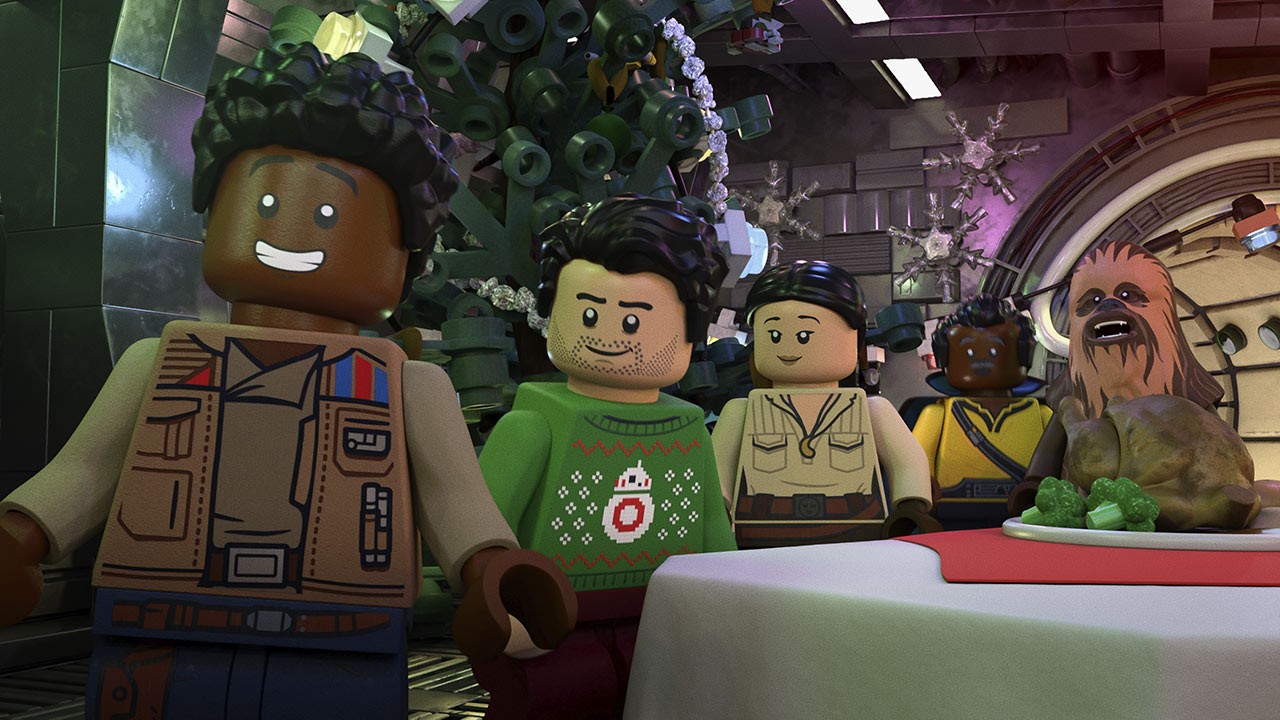 Personagens de diferentes fases da franquia se reúnem em LEGO Star Wars: Especial de Natal (Foto: Divulgação)