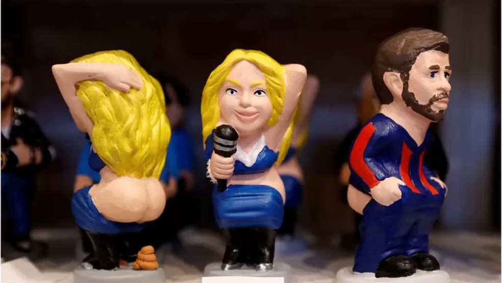 Acredita-se que o 'caganer' tenha sido criado no final do século 17 ou no início do século 18 — Foto: Reuters/Via BBC