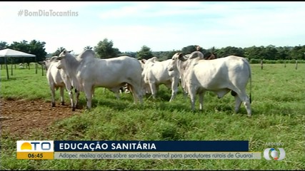 Adapec realiza ações sobre sanidade animal para produtores de Guaraí