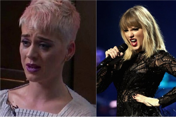 Katy Perry pede desculpas para Taylo Swift (Foto: Reprodução e Getty Images)