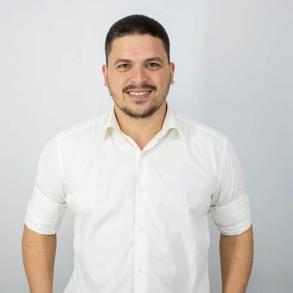 Júlio Cesar de 32 anos é candidato a prefeitura de Parauapebas pelo PRTB. — Foto: Reprodução/Ascom PRTB