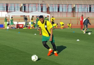 Treino da seleção olímpica da África do Sul em Brasília (Foto: Reprodução de Twitter)
