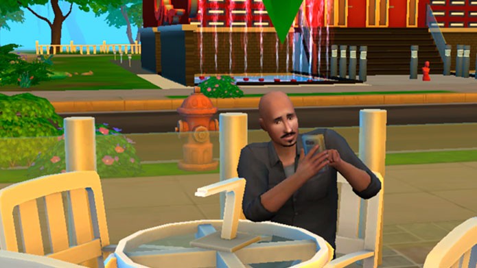 The Sims 4 rodando em qualidade baixa (Foto: Reprodu??o/Tais Carvalho)