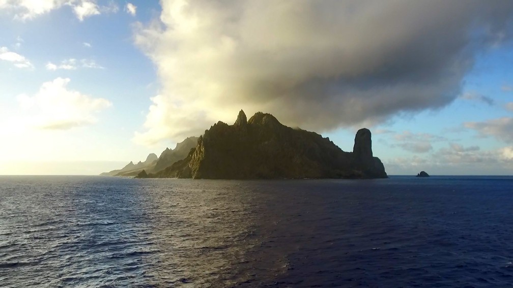 Ilha de Trindade, no Espírito Santo — Foto: Reprodução/TV Gazeta