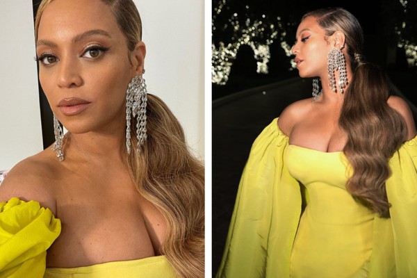 Beyoncé literalmente brilhou no Oscar com as suas joias (Foto: Reprodução/Instagram)