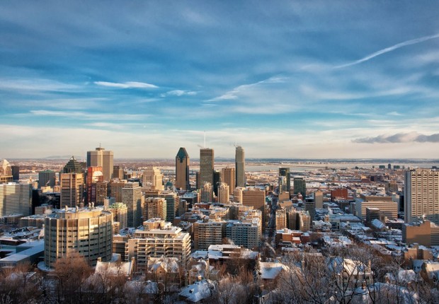 Montreal , no Canadá: cidade cosmopolita e com muita qualidade de vida (Foto: Joanne Levesque/Getty Images)