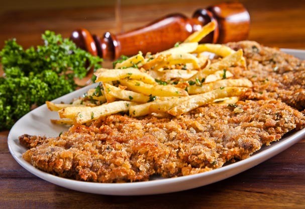 milanesa com batata (Foto: Divulgação) milanesa com batata (Foto: Divulgação)
