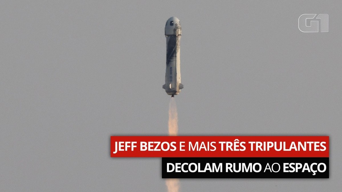 Jeff Bezos, homem mais rico do mundo, completa viagem ao espaço | Inovação