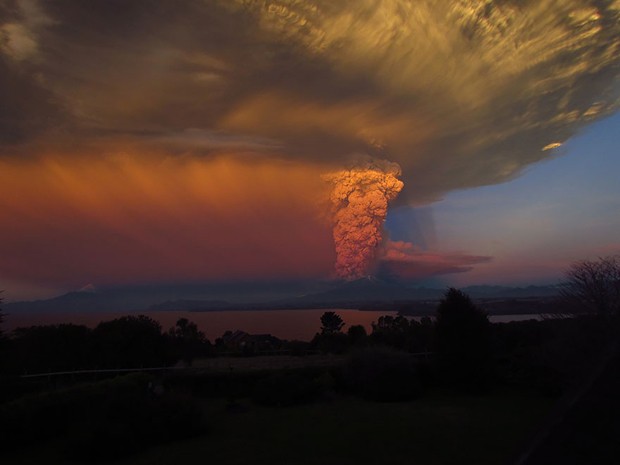 Erupção (Foto: Pedro Cubillos / reprodução)