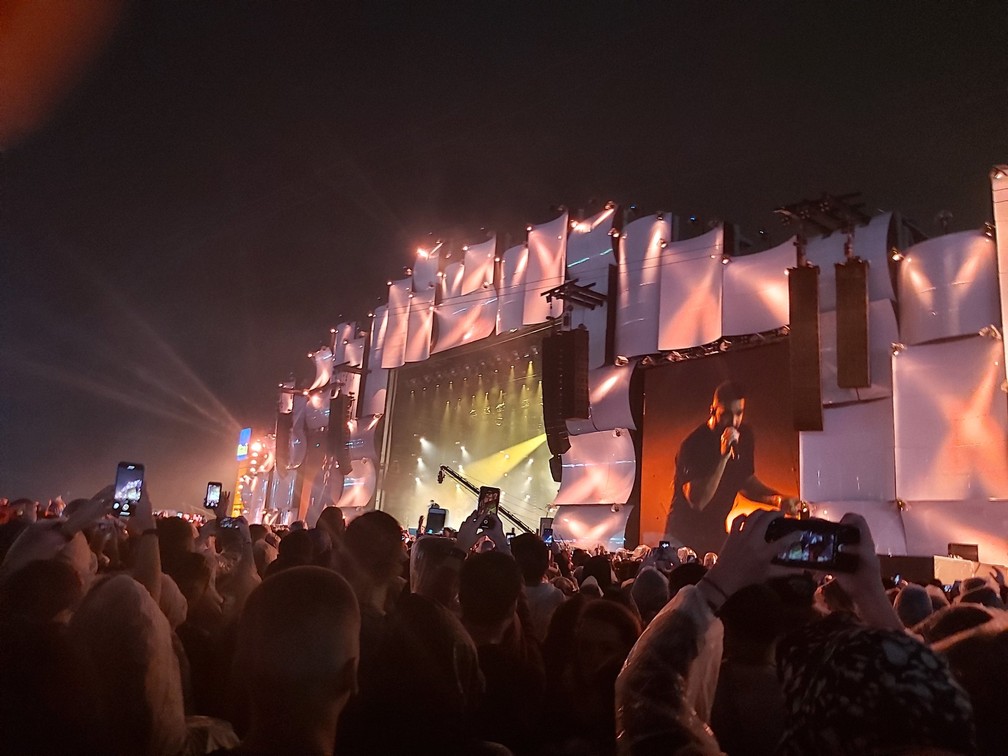 Drake toca no Rock in Rio 2019 — Foto: Carol Prado/G1
