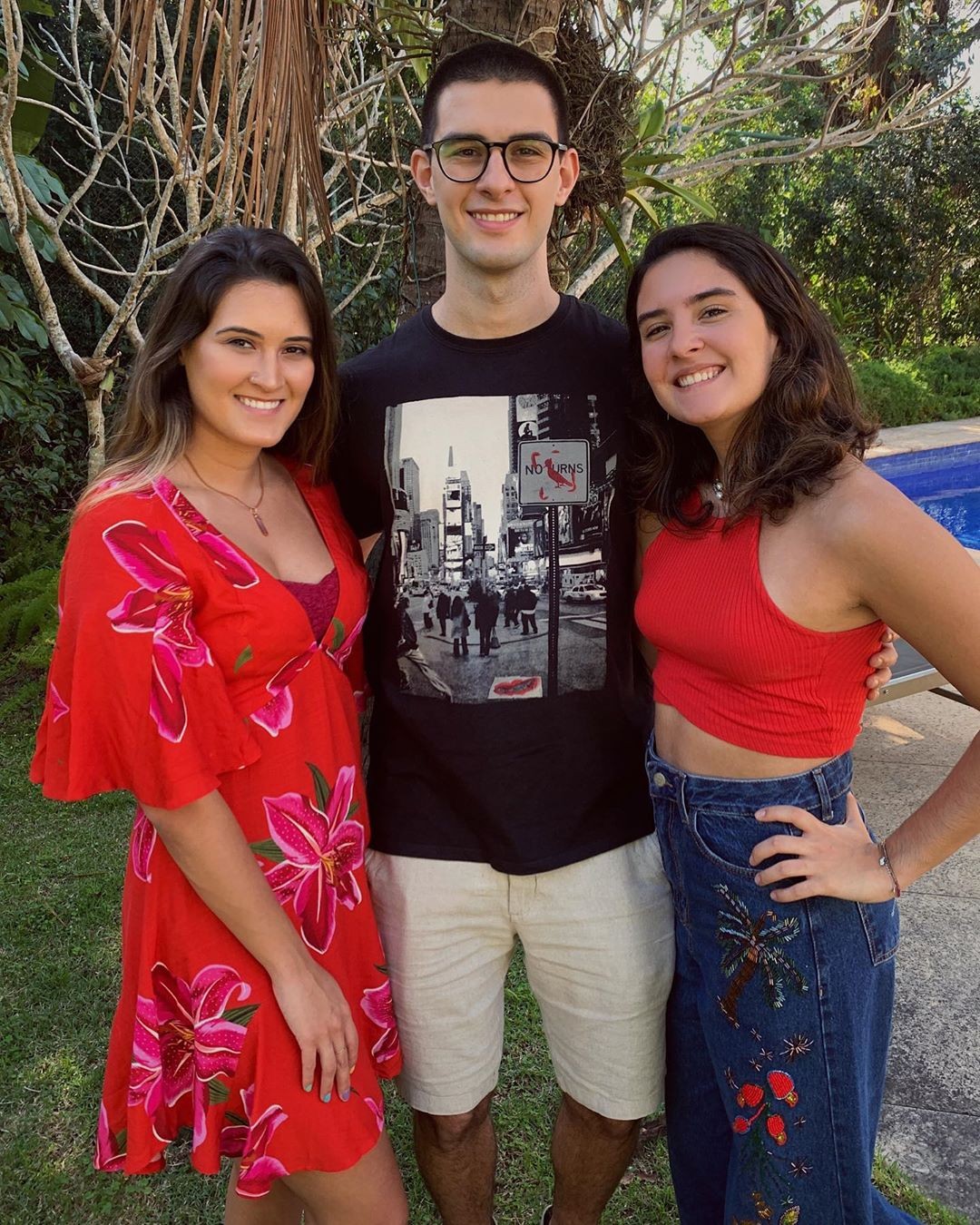 Bia, Vinicius e Laura Bonemer (Foto: Instagram/ Reprodução)