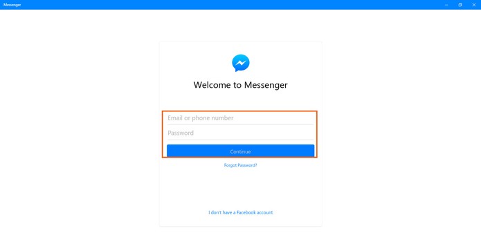 Acesse o aplicativo do Facebook Messenger pelo Windows 10 (Foto: Reprodução/Barbara Mannara)