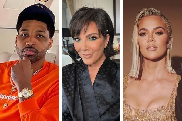 Tristan Thompson, Kris Jenner and Khloé Kardashian (Photo: Playback / Instagram)