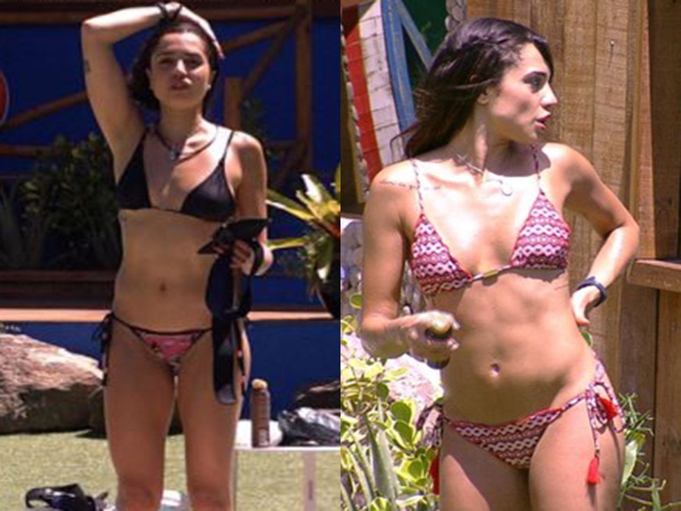 Veja o antes e depois de Paula no confinamento! (Foto: TV Globo)