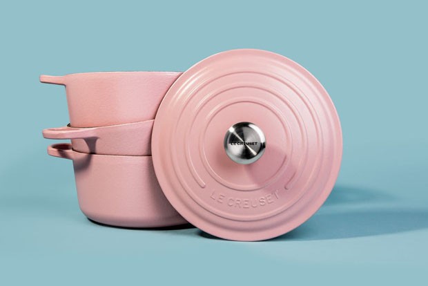 Le Creuset lança coleção na cor millenial pink (Foto: Divulgação)
