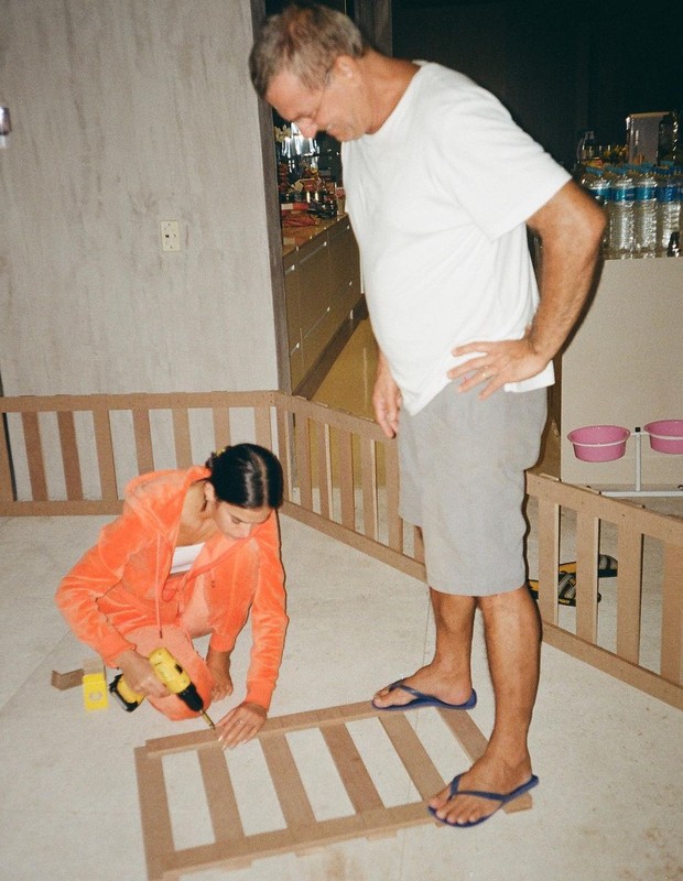 Bruna Marquezine e seu pai, Telmo Maia (Foto: Reprodução/Instagram)