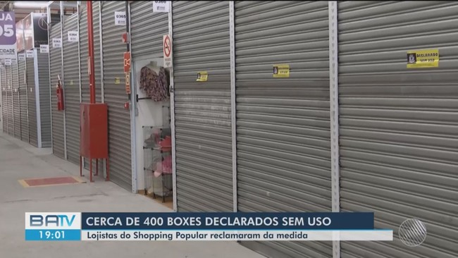 Prefeitura começa a retomar boxes declarados sem uso no Shopping Popular de FSA