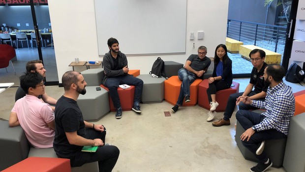 Fundadores de startups trocam ideias com estudantes do MIT (Foto: Editora Globo)