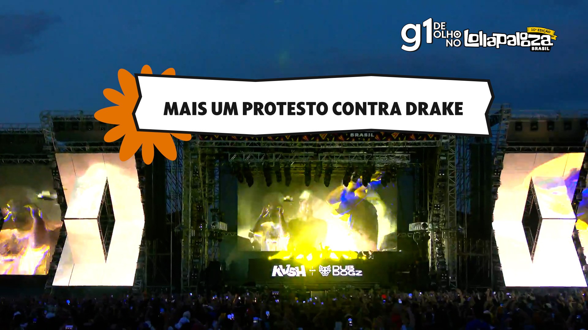 VÍDEOS LOLLA 2023: Drake cancelado; repercussão e show substituto