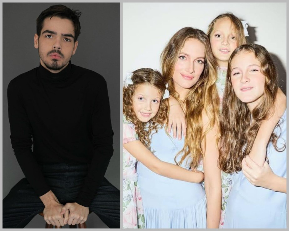 João Guilherme Silva fala sobre relação com filhas de namorada, Schynaider Moura