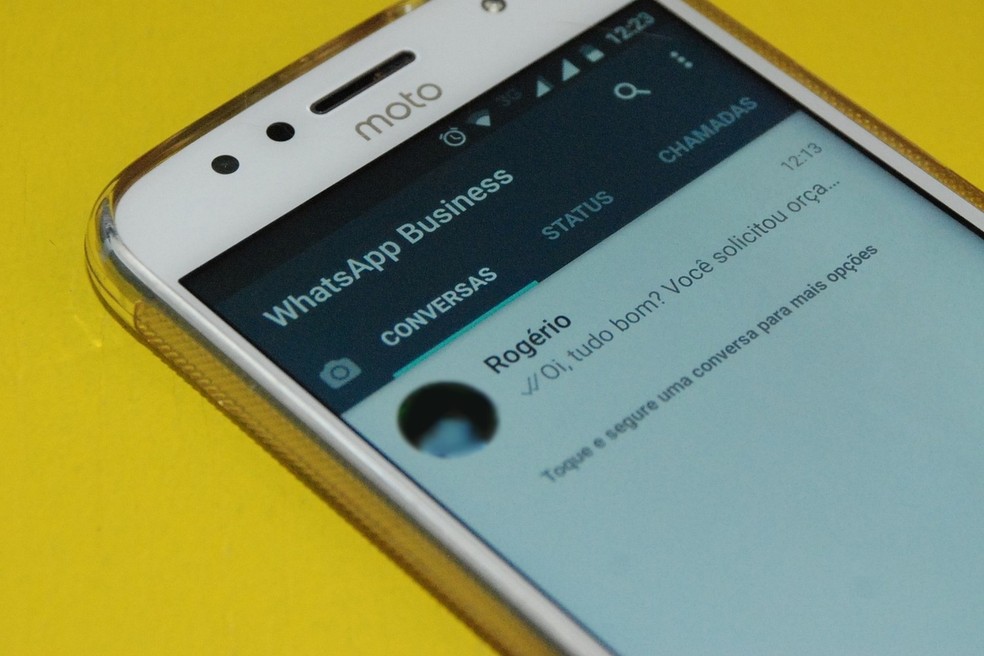 WhatsApp testa funcionalidades exclusivas para a versão premium da conta comercial — Foto: TechTudo