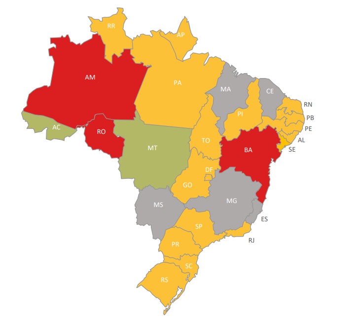 Mapa de voltas às aulas (Foto: FENEP )