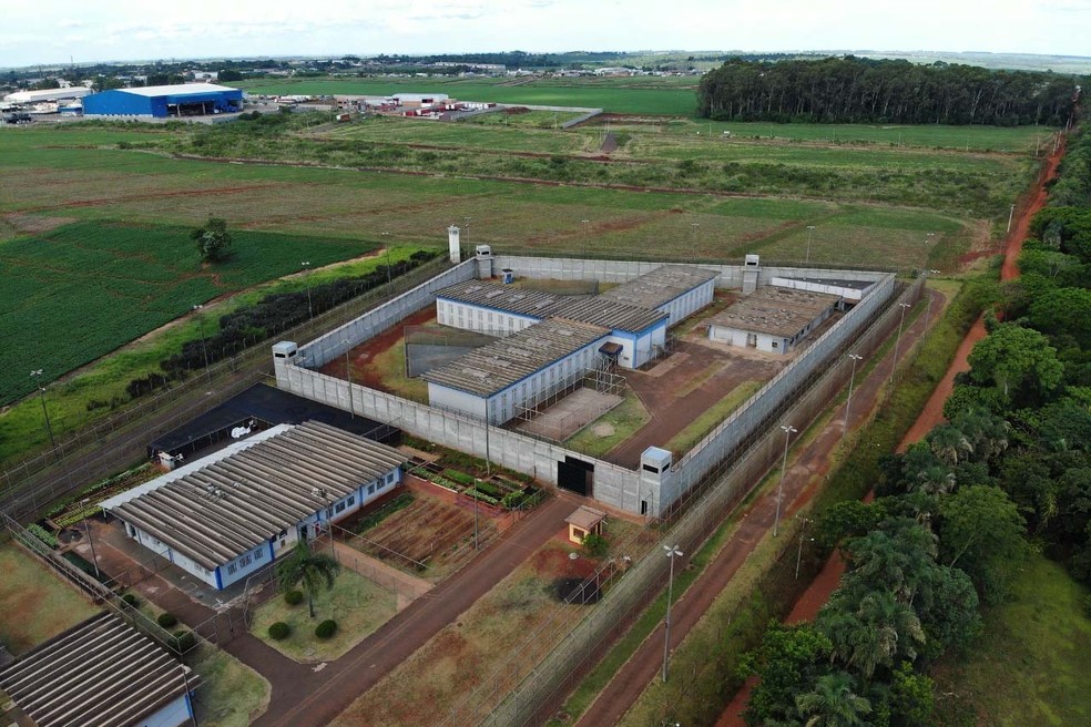 Penitenciária Estadual IV fica em Foz do Iguaçu e foi inaugurada na quinta-feira (1º) — Foto: SESP 