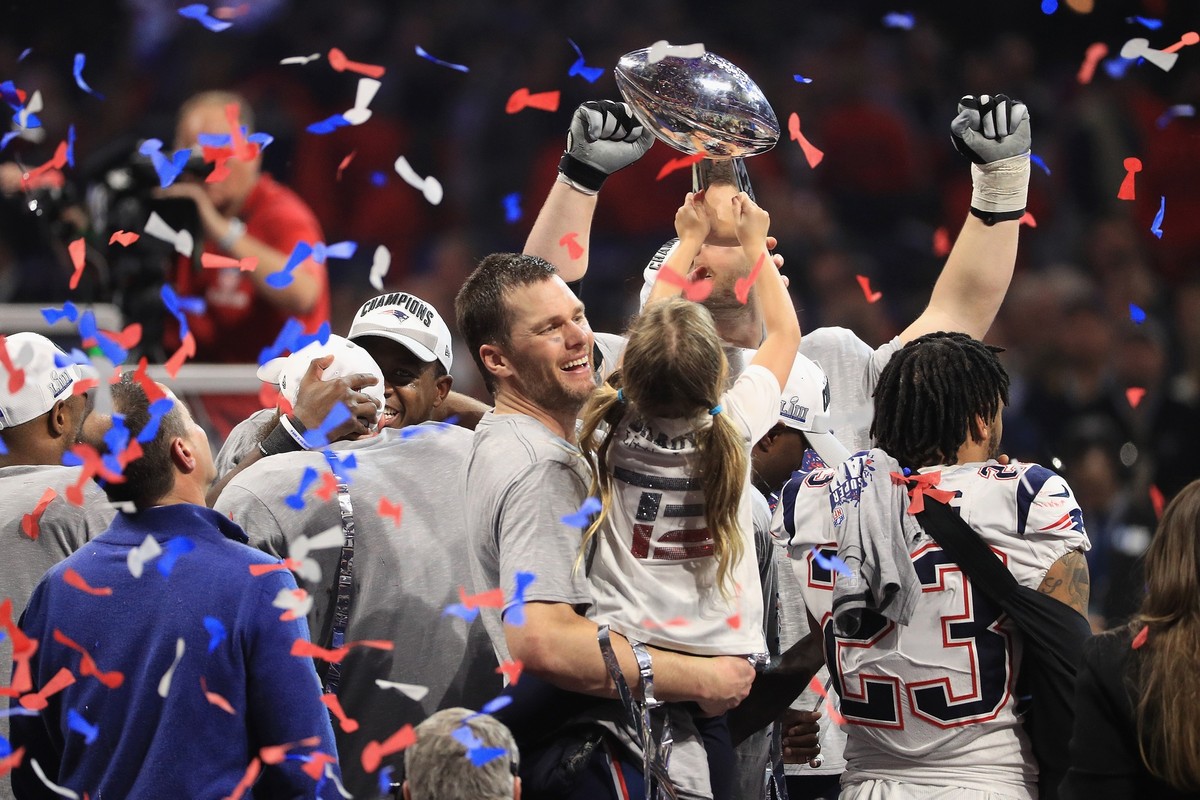 Patriots Vencem Os Rams E Tom Brady Faz Historia Ao Ganhar O Super Bowl 53 Futebol Americano Ge