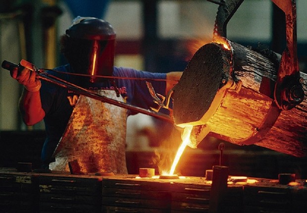 Siderurgia ; siderúrgica ; produção industrial ; produção de aço ;  (Foto: Getty Images)