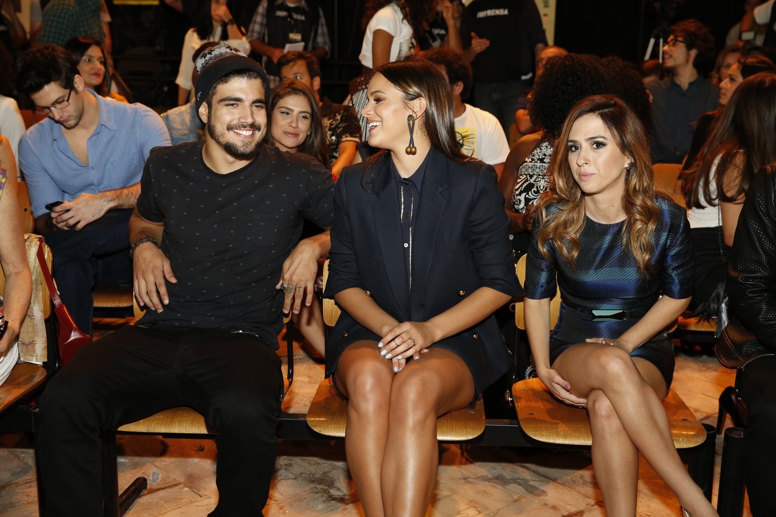 Caio Castro, Bruna Marquezine e Tatá Werneck (Foto: Felipe Panfili/Marcello Sá Barretto e Alex Palarea/AgNews)