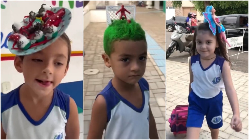 Dia do Cabelo Maluco: alunos viralizam nas redes sociais com penteados  criativos em escola do Ceará | Ceará | G1