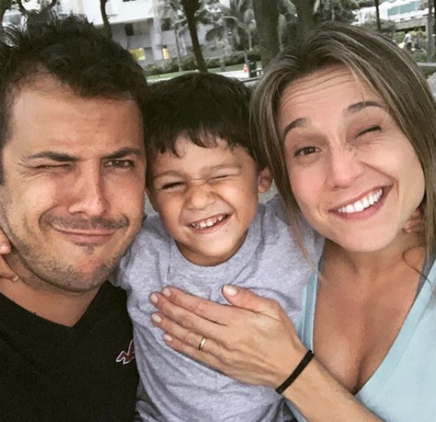 Matheus Braga, Gabriel e Fernanda Gentil (Foto: Reprodução Instagram)