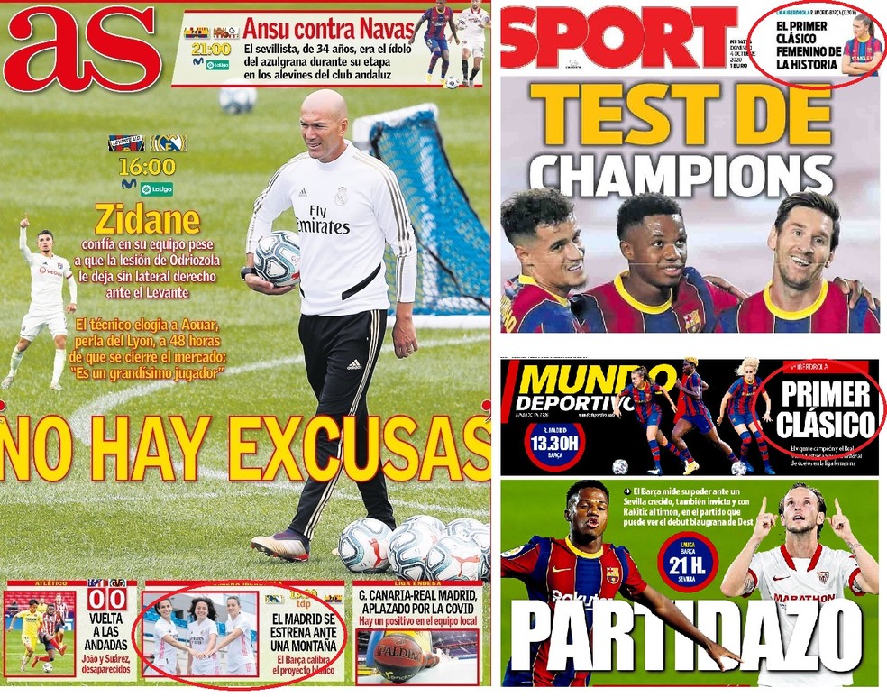 Primeiro Real Madrid X Barcelona Feminino Da Historia E Destaque No Marca Deste Domingo Futebol Internacional Ge