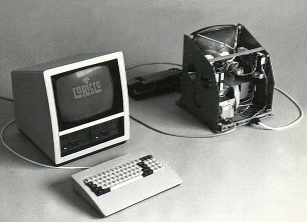 Computador Corisco, em 1984 — Foto: Belarmino Alcoforado/Acervo pessoal