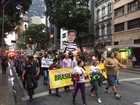 Protesto contra o governo Dilma fecha pistas no Centro do Rio