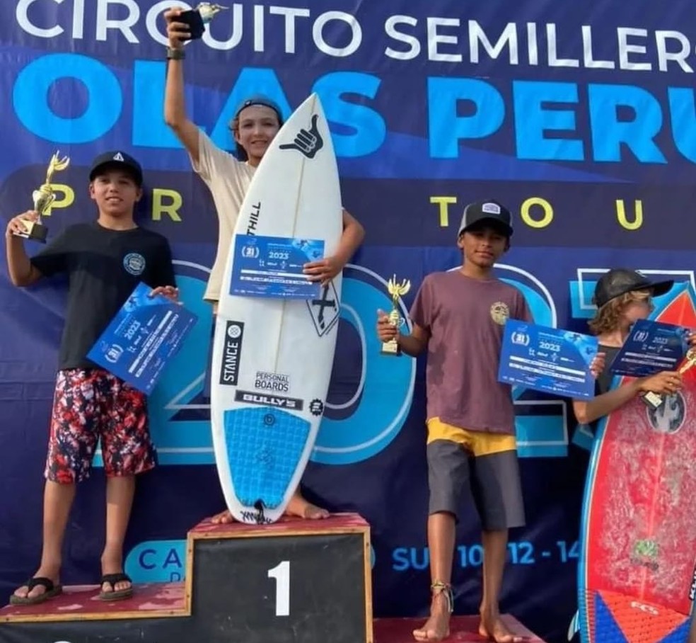 Vini Palma venceu nas categorias sub-12 e sub-14 — Foto: Divulgação/Prefeitura de Praia Grande