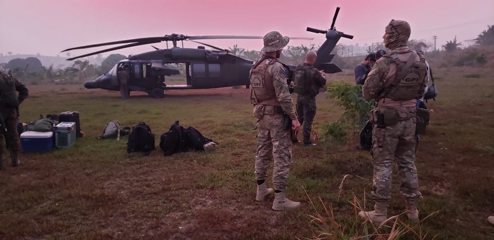 Operação Terra Protegida é realizada em Rondônia — Foto: PF/Divulgação