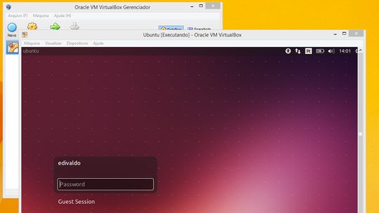 ubuntu vbox