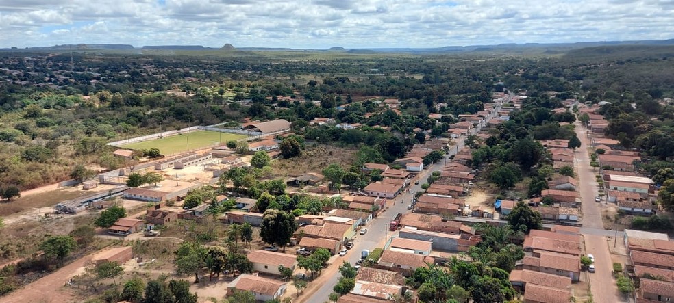 Município de Santa Filomena tem pouco mais de 14 mil habitantes e viveu dias intensos de comércio de meteoritos após ser receber chuva de perdas. — Foto: Divulgação