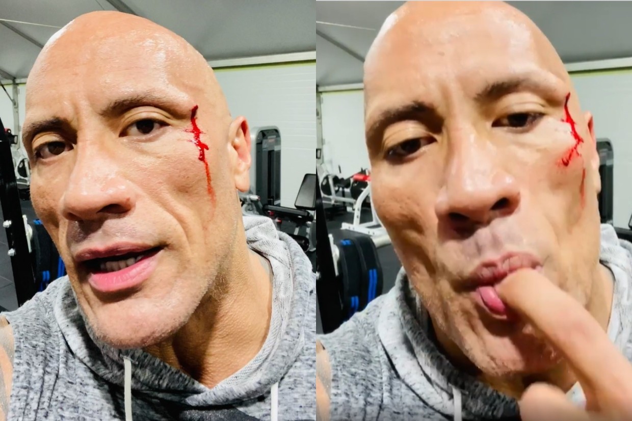 Dwayne Johnson, 'The Rock', impressiona fãs ao mostrar calos nas