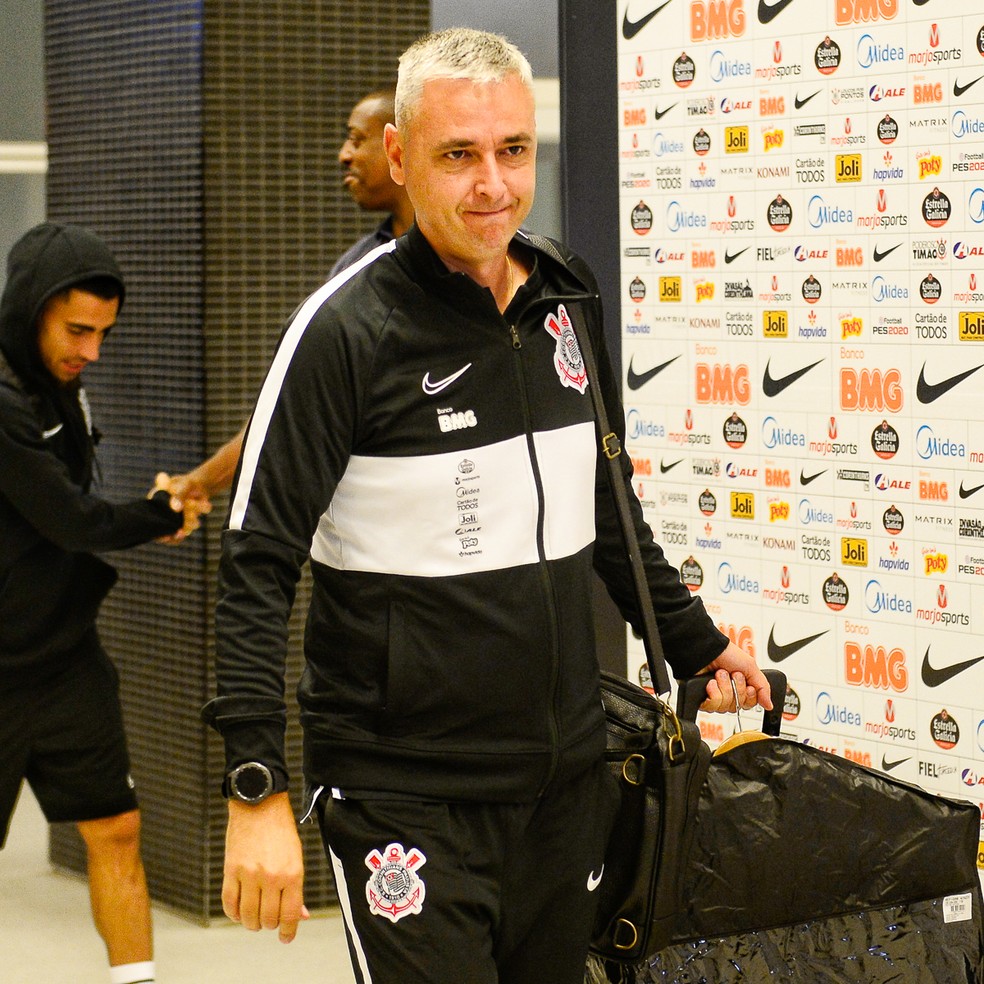Corinthians x Santos Tiago Nunes Paulistão — Foto: Renato Pizzutto/BP Filmes
