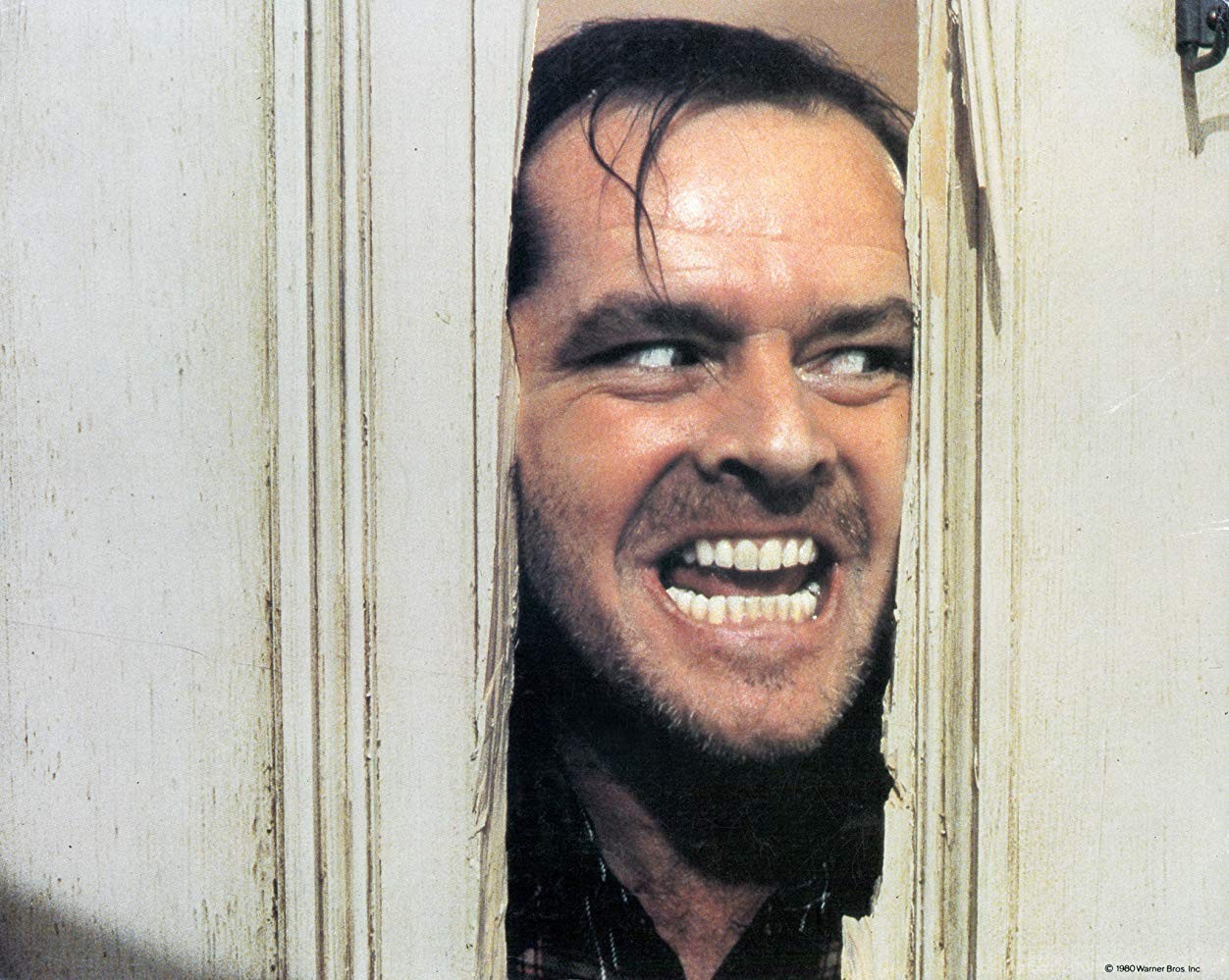 Jack Nicholson em O Iluminado (1980) (Foto: Reprodução)