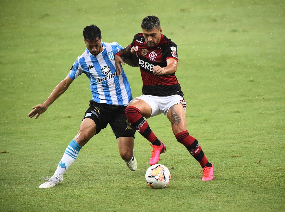 Arrascaeta Flamengo Racing &mdash; Foto: Andr&eacute; Dur&atilde;o