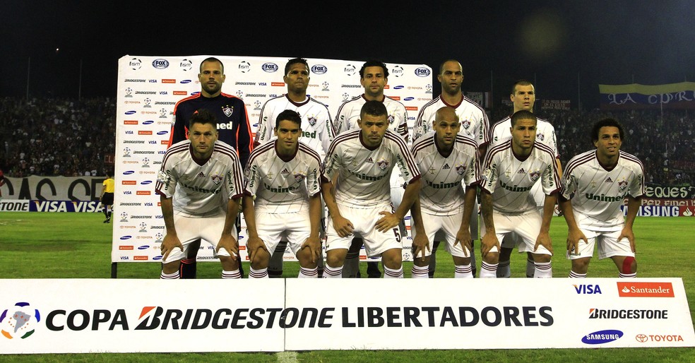 Fluminense na Libertadores em 2013 � Foto: Nelson Perez