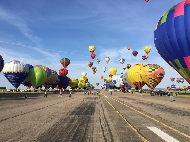 Balões no festival Lorraine Mondial Air Ballons (Foto: Facebook/Mondial Air Ballons)