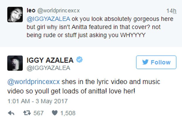  Iggy Azalea elogia Anitta (Foto: Reprodução)