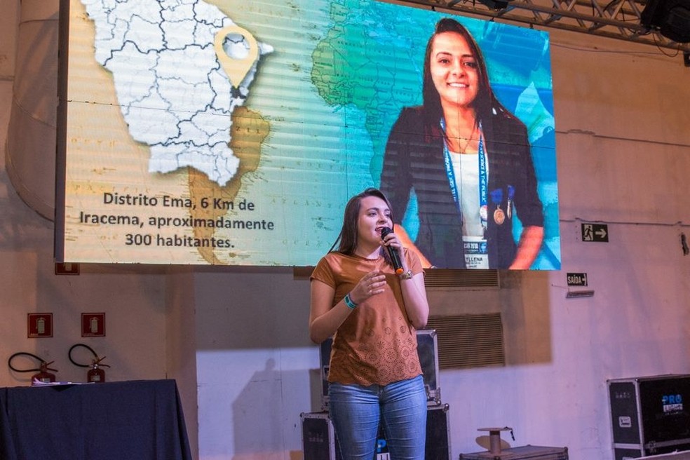 Myllena se destacou em pesquisas sobre o zika vírus e na descoberta de material que pode conter vazamentos de petróleo. — Foto: Arquivo Pessoal