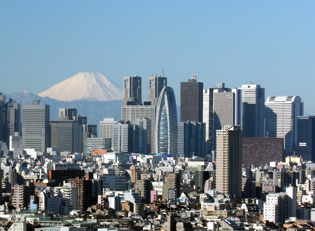 Shinjuku, região metropolitana em Tóquio, no Japão (Foto: Wikimedia Commons/ Reprodução)