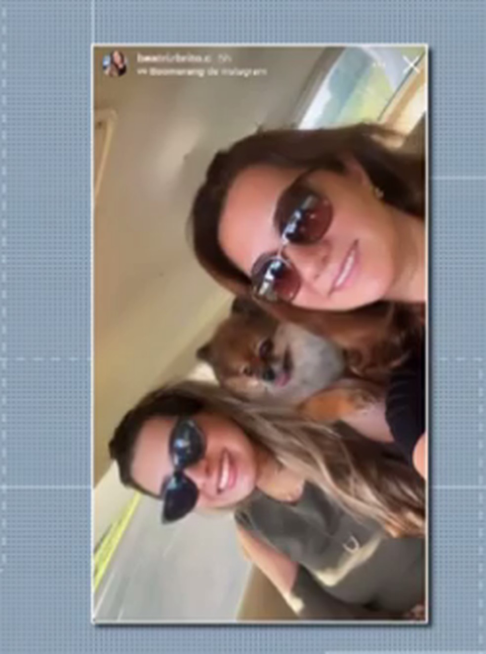 Uma das vítimas do acidente aéreo publicou quando a família embarcava em Goioerê — Foto: Reprodução/RPC